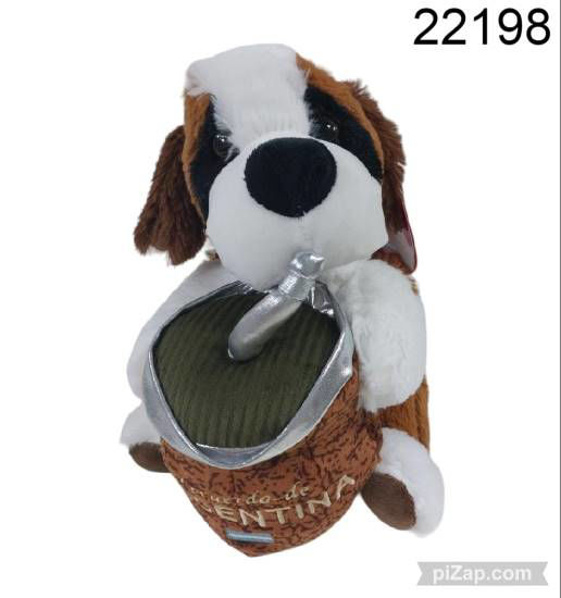 Imagen de PELUCHE PERRO CON MATE 21CM 1.25